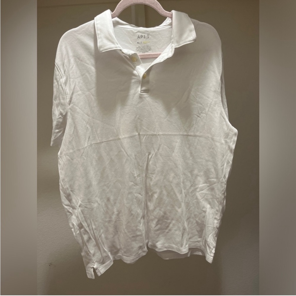 Apt. 9 White Polo Shirt